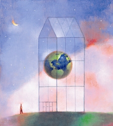 World Contained In Greenhouse